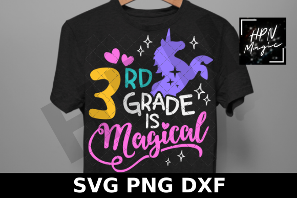 3rd Grade is Magical Svg Unicorn SVG Review