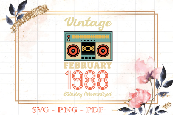 Best Vintage Birthday Gift, Vintage 1988