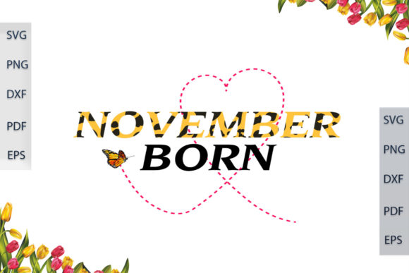 November Born in Leopard Font Gift Ideas Review