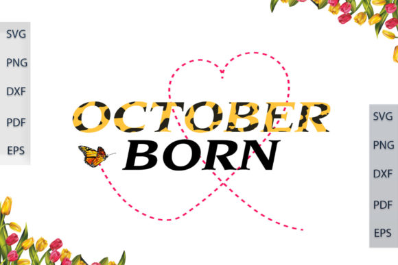 October Born in Leopard Font Gift Ideas Review